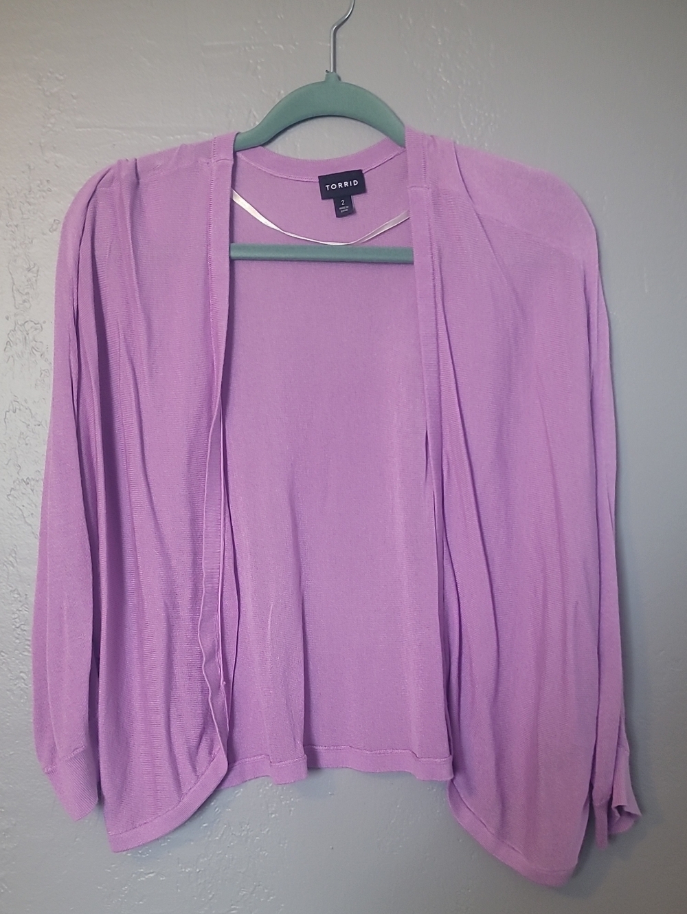 torrid Lilac Open-Front Cardigan Sweater